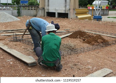  Builders Are Planning To Build A Small House.