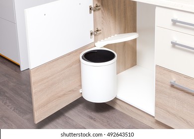 Build-in Garbage Bin For Kitchen Cupboard 