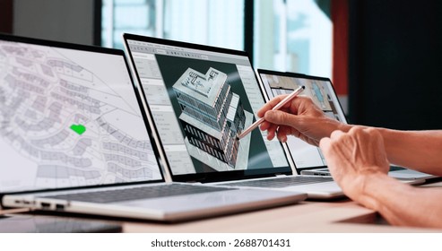 Building 3D Design Concept Using Digital Technology And Architecture Innovation