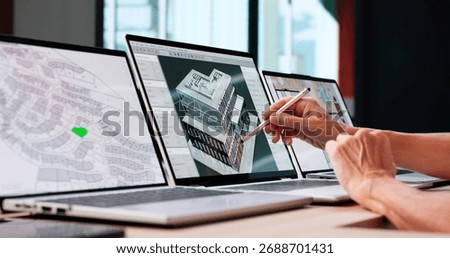 Building 3D Design Concept Using Digital Technology And Architecture Innovation