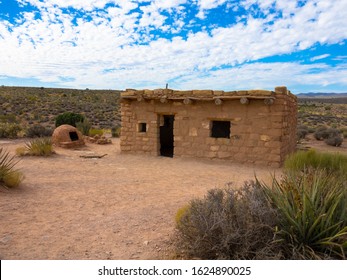 Building Of The Ancient Indians Of The Hopi Tribe, Near Grand Canyon