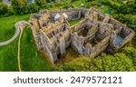 Building, Architecture, Oystermouth Castle and Mumbles, Swansea, Wales, UK