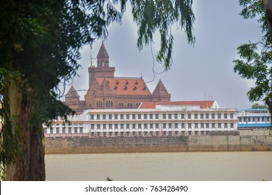 Building In Bhuj Known As Aina Mahal In The Evening 