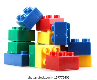 Building Blocks Isolated On White