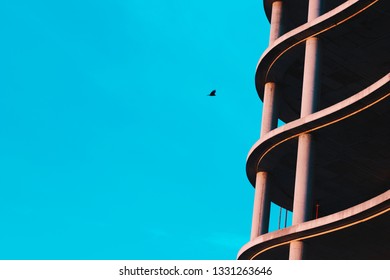 Building in blue