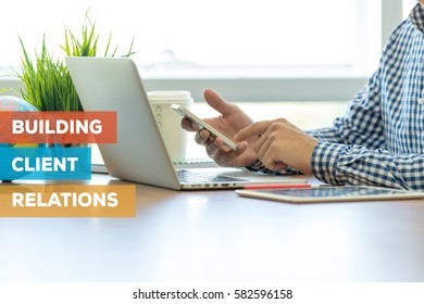 Building Client Relations Concept Stock Photo 582596158 | Shutterstock