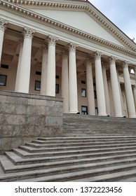 building with columns