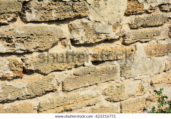 Building Coquina Stone Coquina Stone Coral Stock Photo Edit Now