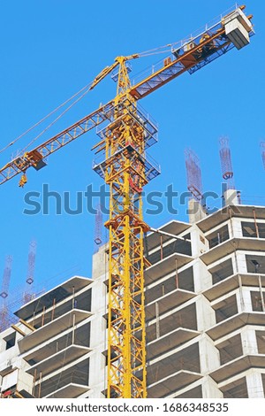 Similar – Foto Bild Das Gebäude im Bau auf der Baustelle