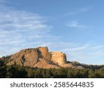 Building Crazy Horse monument view