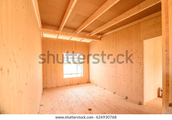 Building Energy Efficient Passive Wooden House Stock Photo Edit