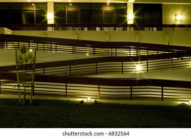 Building Exterior At Night