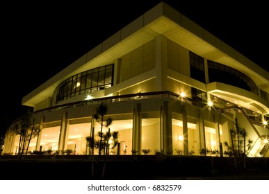 Building Exterior At Night