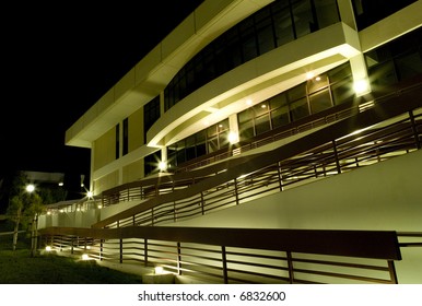 Building Exterior At Night