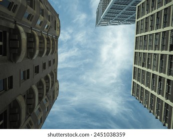 building form a low angle 