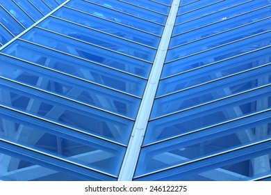 building glass and metal construction - Shutterstock ID 246122275