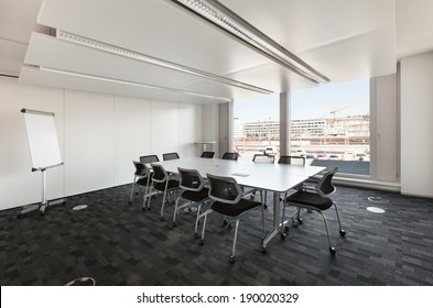 Building, Interior, Empty Meeting Room