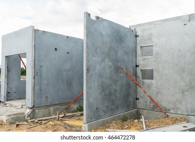 Building Made With Precast Concrete Wall