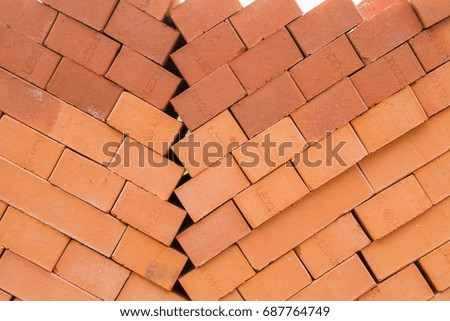 Building materials for sale outside on the basis of the building