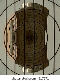 Building in mirror