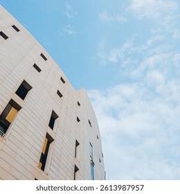 The building with multiple windows
