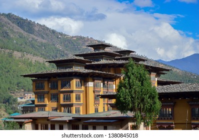 Building Near Folk Heritage Museum In Thimphu