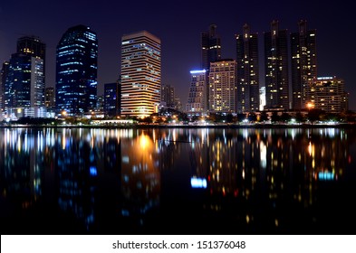 Building at night. - Shutterstock ID 151376048