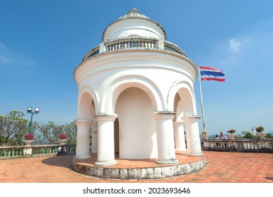 The Building Of The Old Royal Observatory Close-up. Phra Nakhon Khiri Palace Complex. Phetchaburi, Thailand