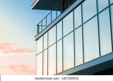 building with panoramic windows beautiful background - Shutterstock ID 1417505951