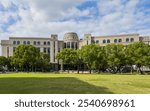 Building of Physics Department on Jiangwan Campus, Fudan University, Shanghai, China. One of the top universities in China.