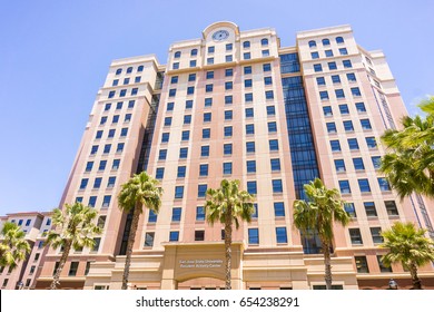 Building In San Jose State University Campus, San Jose, California