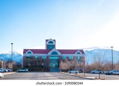 Building Of Sandy City Hall In Utah