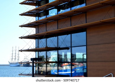 Building at seaside