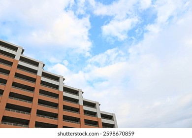 A building seen from a low angle