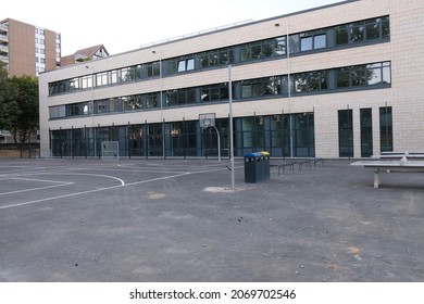 in the building are several windows