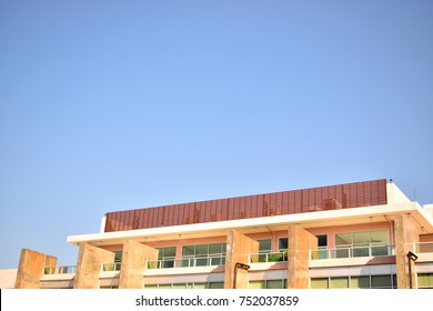 Building with sky background