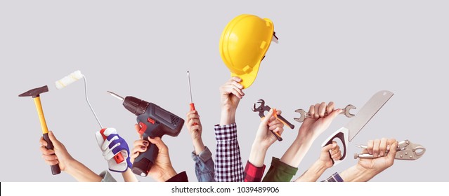Building tool repair equipments - Shutterstock ID 1039489906