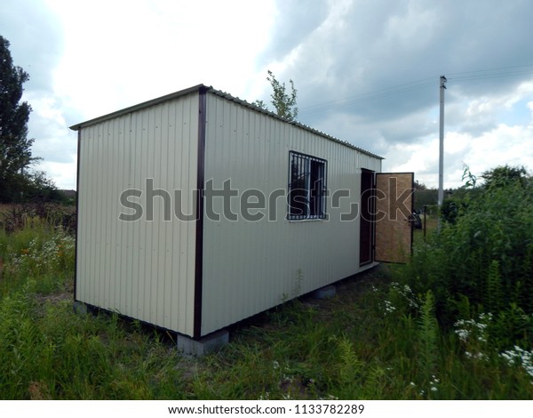 Building Trolley Cabins Cottages On Faucet Stock Photo Edit Now