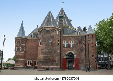 Building The Waag On The Nieuwmarkt In Amsterdam