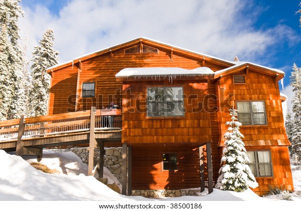 Building Wuksachi Lodge Sequoia National Park Stock Photo Edit