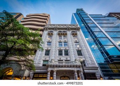 Buildings Along K Street, In Washington, DC.