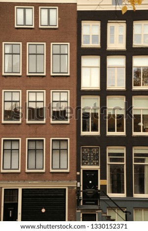 Similar – Beautiful Architecture Of Dutch Houses On Amsterdam Canal In Autumn