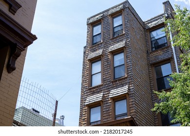 Buildings (apartments, Church, Water Tower) In Greenpoint, Brooklyn