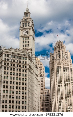 The buildings and architecture of Downtown Chicago.