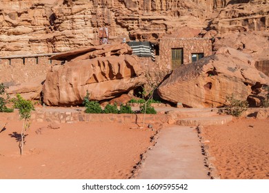 Buildings Of A Camp In Wadi Rum Desert, Jordan