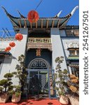 Buildings of Chinatown Central Plaza in Los Angeles, Southern California