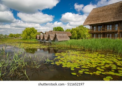 Buildings In Danube Delta, Romania.