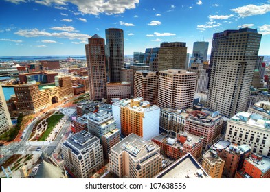 Buildings In Downtown Boston Massachusetts