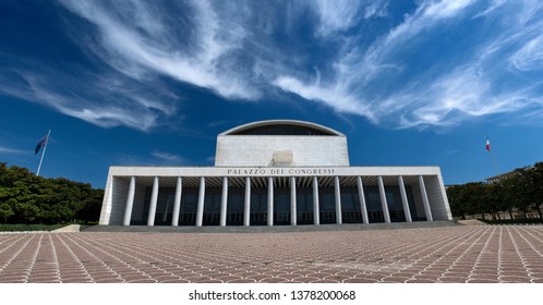 Buildings From The Fascist Era In Rome (Esposizione Universale Di Roma)