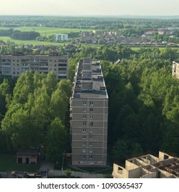 buildings in the forest